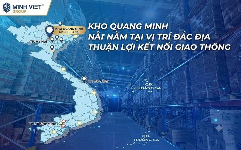 Vị trí KCN Quang Minh và khả năng kết nối với các tuyến vận chuyển